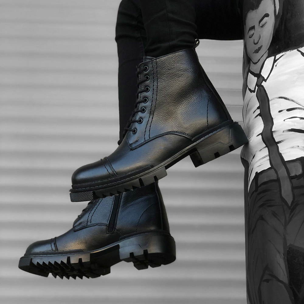 Mens Boots Black 0187 0187BLACK